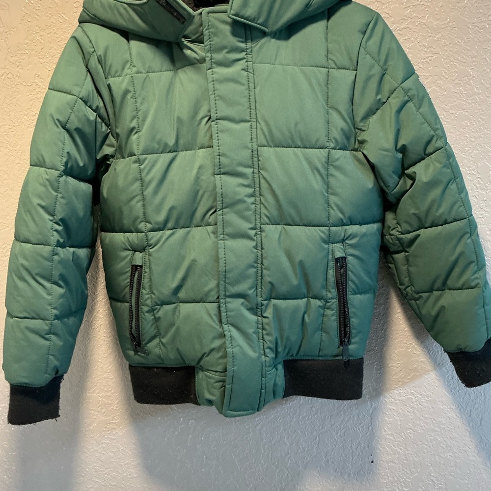 Abercrombie Kids Green Puffer Jacket